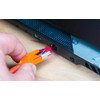 BIGtec Hirose TM21 RJ45 Connector Network Connector 2 Pieces Orange