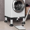 8.3"-9.5" Height Mini Fridge Stand, Washing Machine Pedestal with 4