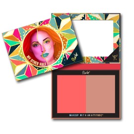 My Other Half Duo Shade Face Palette - Double Faced by Rude Cosmetics for Women - 0.4 oz Makeup