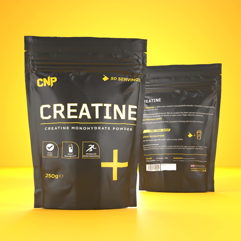 CNP Professional Creatine Range, 500g / 250g Creatine Monohydrate Powder,