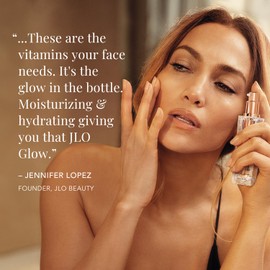 JLO BEAUTY Brightening Serum, Face Serum with Vitamin C, Niacinamide & Squalane, Skin Care with Antioxidants For Smooth, Firm & Lifted Skin, Skincare for Women & All Skin Types, That JLO Glow, 1.5 Oz