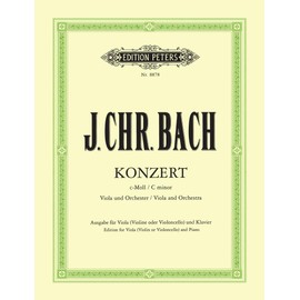 J.C. Bach: Viola Concerto in C Minor (Book Only)