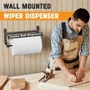 Hazztoll Wall Mounted Wiper Dispenser, Jumbo Paper Towel Dispenser, 17.0"x8.5"x7.5"