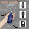 SHMZK Bat Shaped Keychain, PU Leather Bat Keys Ring Cover