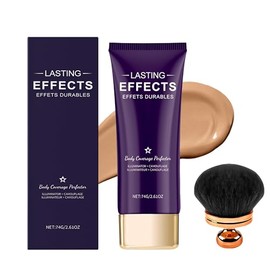 Body Coverage Perfector, All-Over Teint Perfektionierer mit Extra gro√üer K√∂rper Make-up-Pinsel, Tattoo Abdeckung Wasserfest, Bein und K√∂rper Narbe Abdeckung Make-up (Natur)