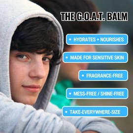 GRYME Lip Balm | Ultra-Hydrating Lip Moisturizer | Natural Lip Balm with Shea Butter, Aloe & Vitamin E | Lip Balm for Kids, Teens, Women and Men | Black (1 pack)