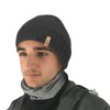 RockJock STORMACTIVE Mens Waterproof Windproof Classic Warm Beanie Hat-CHARCOAL