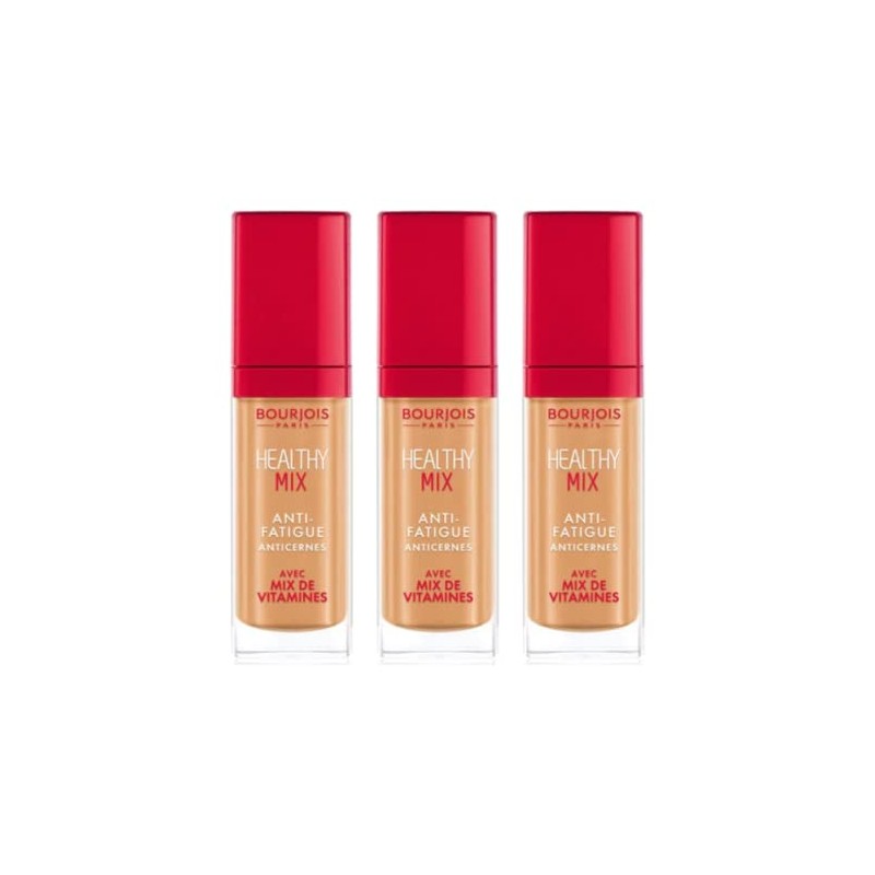 3 x Bourjois Healthy Mix Anti Fatigue Concealer 7.8ml -