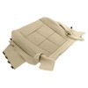UINIEBOOM Driver Bottom Perforated Leather Seat Cover, Replacement Tan Front