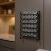 Wall Mounted 6 Tier Spice Rack Organizer 72 Glass Jars