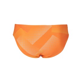 ARENA Boys' Swim Brief Halftone Team Print MaxLife Athletic Swimwear Professional Training Swimsuit Sports Bathing Suit, Team Orange, US Size 22