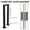 JuneFanwei 2FT White Sturdy Non-Slip U-Shaped Safety Guardrail, Equipped with