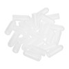 uxcell 28Pcs Silicone End Caps, 2.8mm(1/8") ID 13mm(1/2") Height Round