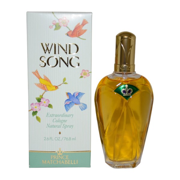 Prince Matchabelli Wind Song By Prince Matchabelli For Women. Cologne Spray 2.6 Oz