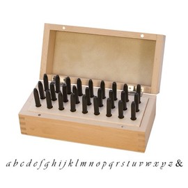 Lowercase Script Letter Stamps, 1/8 Inch, 27 Piece Set | PUN-206.90