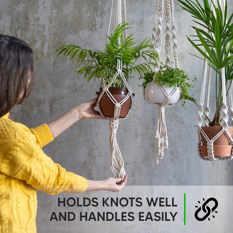 ANGIX 3 x Cotton String Roll, Twine String Ball for