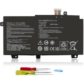 B31N1726 11.4V 48Wh Laptop Battery for ASUS TUF Gaming FX504 FX504G FX504GD FX504GE FX504GM FX505 FX505DT FX505DV FX505DU FX505DY FX505GT FX505GE FX505GD FX505GM FX80 FX80G FX80GD FX80GE FX80GM FX86