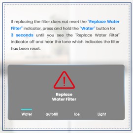 Overbest Replacement for GE® RPWFE, RPWF (Built-in CHIP) Refrigerator Water Filter,Compatible with GFE28GYNFS, GFE28GELDS, 2 Filters