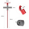 Cleqee 2PCS Puncture Probes Wire Piercing Test Clips Multimeter Piercing