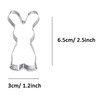 WDYJMALL Bunny Rabbit Shaped Cookie Cutter