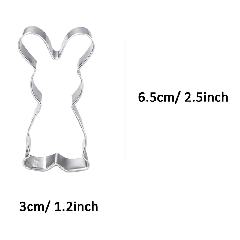 WDYJMALL Bunny Rabbit Shaped Cookie Cutter