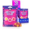 Better Sour Candy Gummy Stars Pomegranate Apricot 1.8 oz (Pack