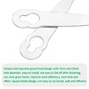 FUNFANG 10Pcs Machine Trimming Blades Replacement Stainless Steel Trimmer Grass