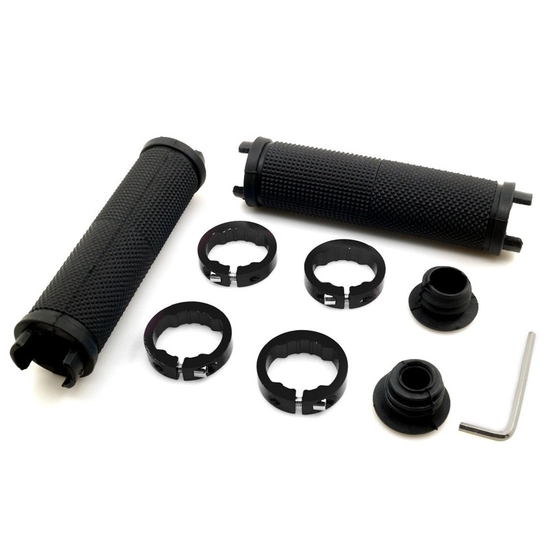 LYCAON Bike Handlebar Grips, Non-Slip Rubber Bicycle Handle Grip with