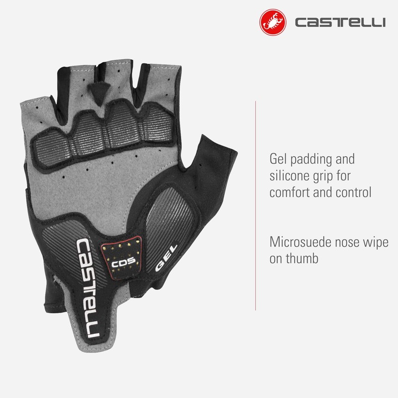 CASTELLI 4519028 ARENBERG GEL 2 GLOVE Unisex Gloves Black White