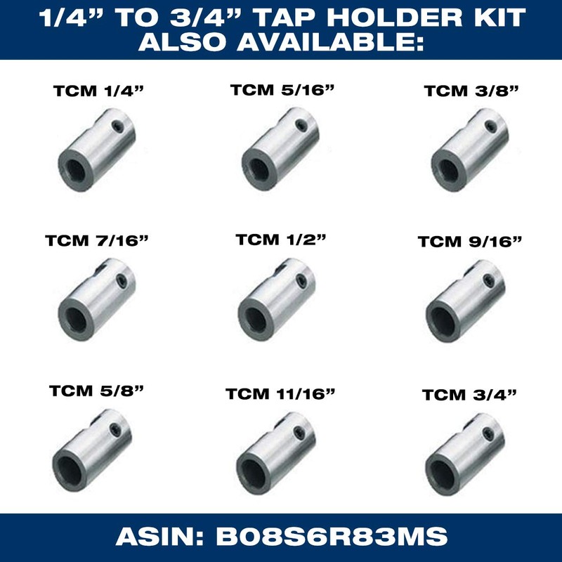 CS Unitec 3/4" Weldon Tap Holder for 1/2" Diameter Taps
