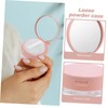 Mikinona Reusable Plastic Makeup Powder Box 2pcs Loose Powder Container