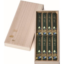 Gyokudo Incense Sticks Agarwood Incense Sticks Short 8 Boxes Paulownia Box #6534