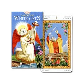 Tarot of White Cats Tarot Cards, Includes Japanese Pocket Manual (English Language Not Guaranteed)
