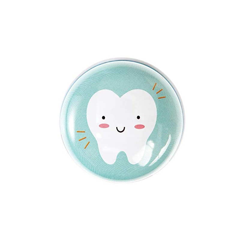 Rex London Zahndose, Blau, Metall, 4,5 x 2,5 x 4,5