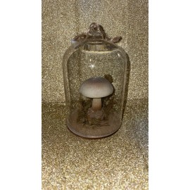 Anthropologie Mushroom Cloche Ornament
