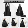 Indrnif Crossbody Shoulder Bag, Sling Bag, Oxford Fabric Sling Chest