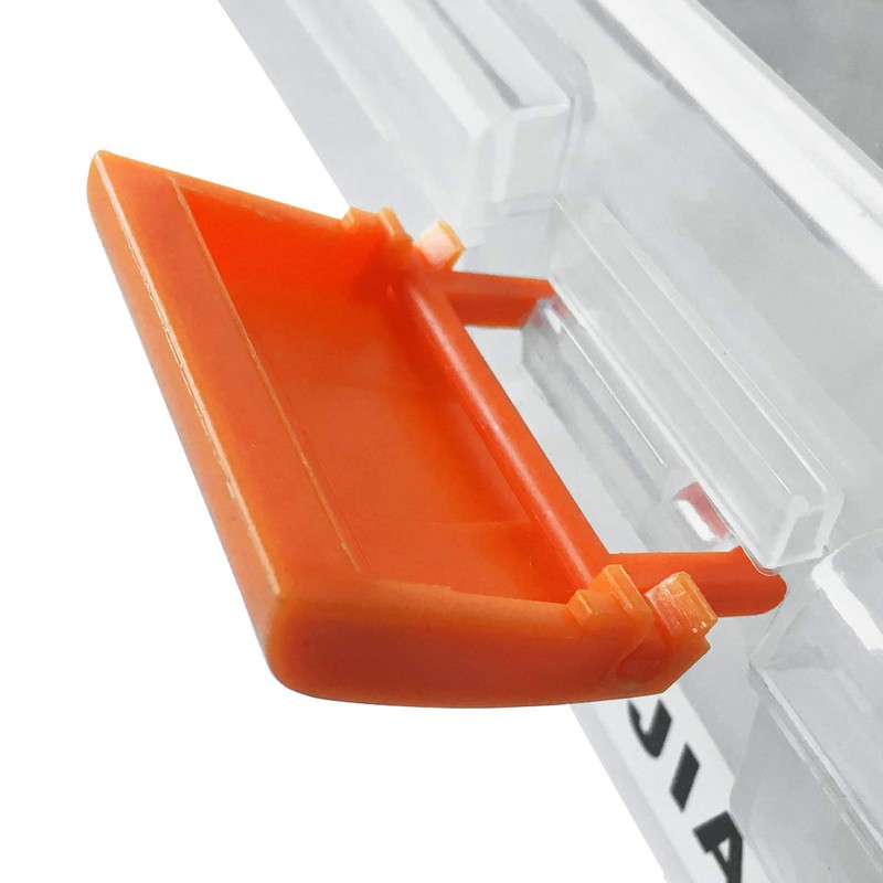 MEIJIA - Organizador de herramientas portátil con asa, caja (negro