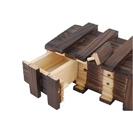 LUOEM Magic Box Trick Box with Extra Secure Secret Compartment