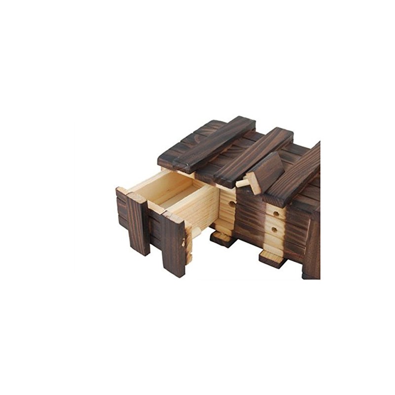 LUOEM Magic Box Trick Box with Extra Secure Secret Compartment