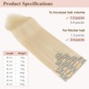 TESS Real Hair Clip-In Hair Extensions, Standard Weft, Grade 7A,