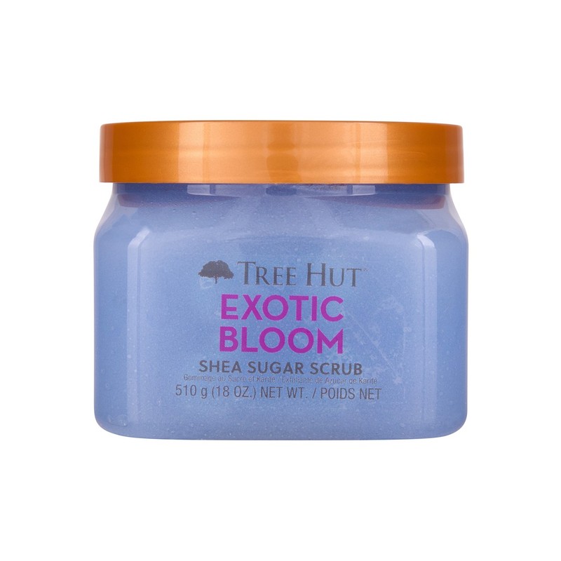 Tree Hut Sheer Sugar Exfoliation Care Body Scrub Exotic Bloom,