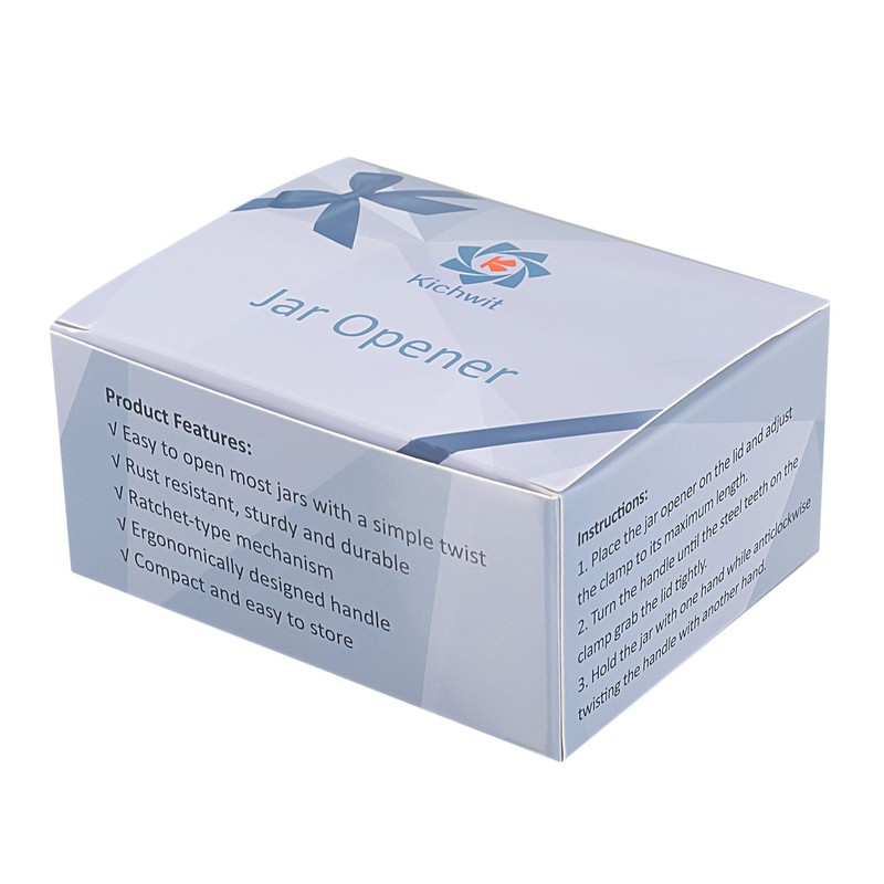 Kichwit Jar Opener for Arthritis, Stainless Steel Jar Lid Opener,