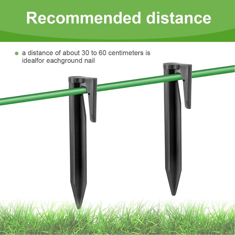 UEAVOID Pack of 30 Ground Pegs for Robotic Lawnmower Boundary