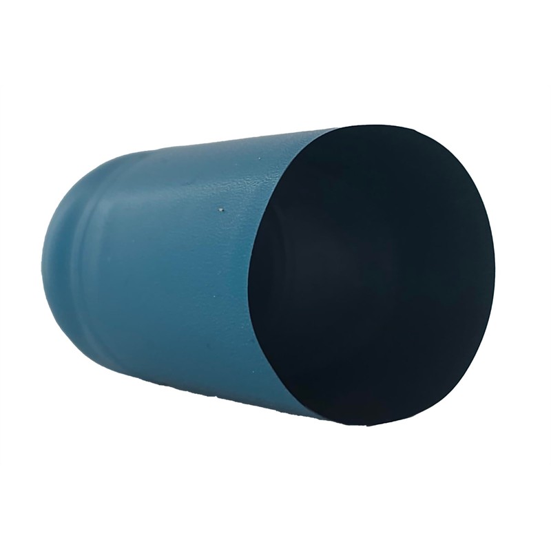 Metallic Light Blue PVC Shrink Capsules-500 Count