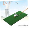 BESPORTBLE Residential Golf Hitting Mat Rubber Back Mat 30x60cm Portable