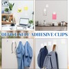 IOMDRWU 6 Pcs Large Self Adhesive Clips, Tapestry Hanger, Wall
