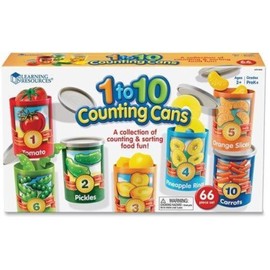 Learning Resources LRNLER6800-1 to 10 Counting Cans