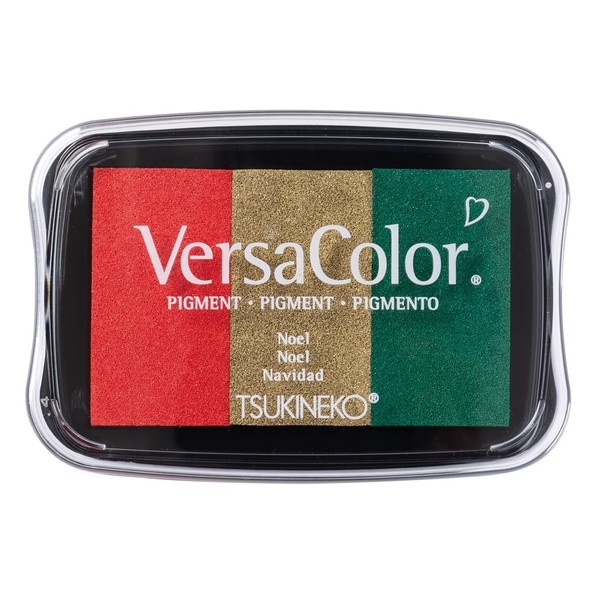 Rayher Versacolor Ink Pad Pigment Ink Pad, 3 Colours, Green,