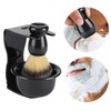 MUNEFE 3 PCS Shaving Brush Stand, Shaving Brush Holder, Safety