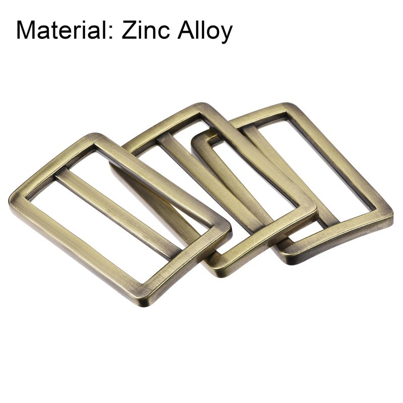 sourcing map Pack of 4 Flat Metal Sliding Straps Adjustable
